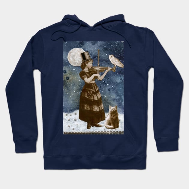 Snowfall Serenade Hoodie by WinonaCookie